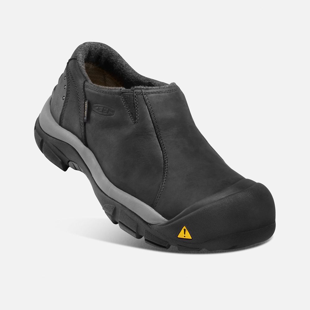 Slip-On Keen Homme Noir | Brixen Waterproof Basse | GPBAH-7893